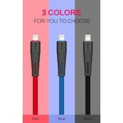 FISH1 Flexible MFI Cable for iphone Red