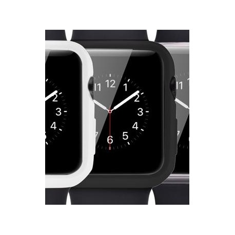 Colorful protector case for apple watch 38mm Black