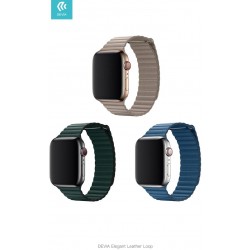 Bracket Apple Watch 4 series 44mm Elegant Leather Loop Stone
