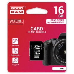 Cartão SD de 16GB SDHC Goodram 